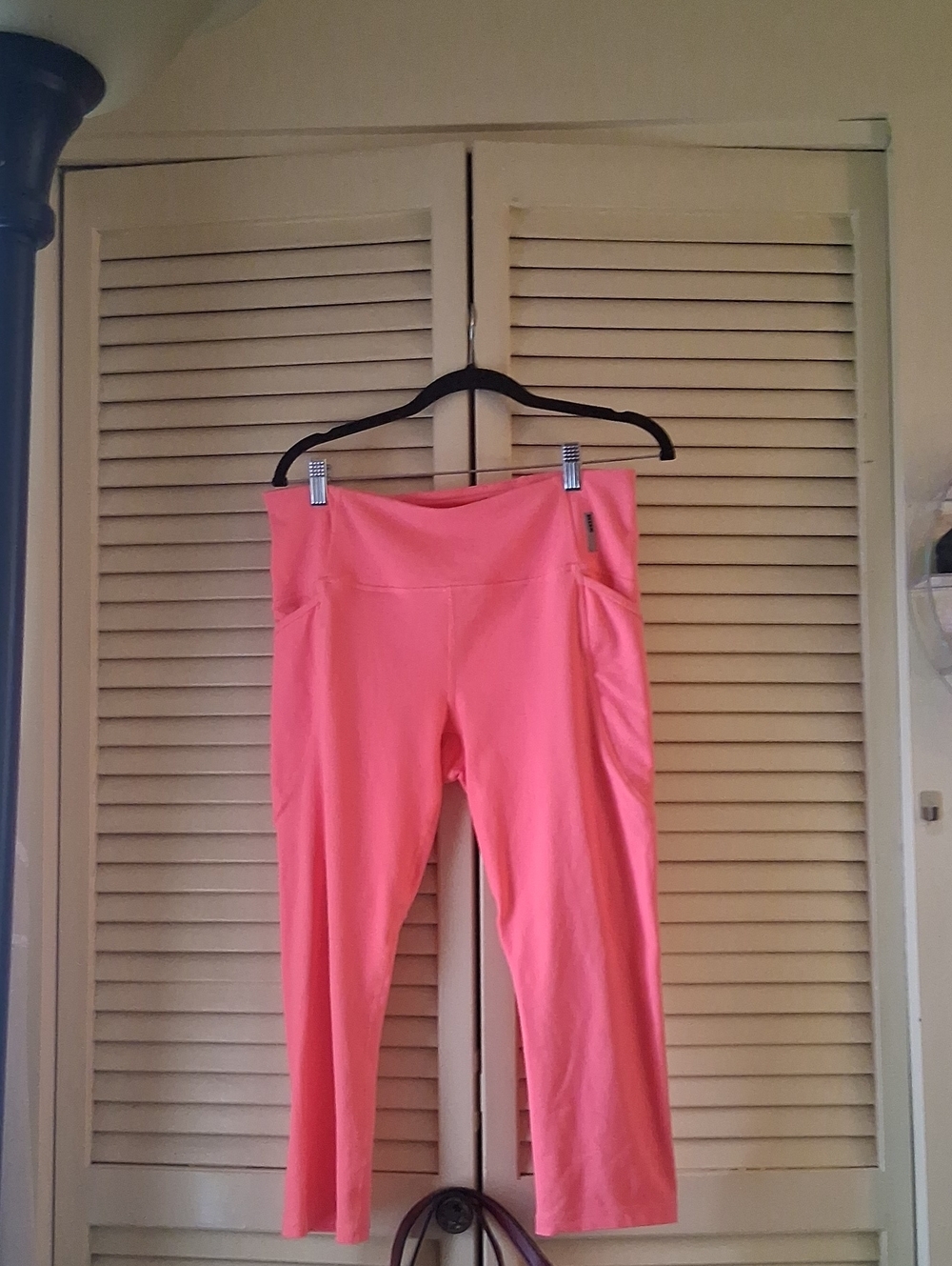 RBX Coral Pink Athletic Capris